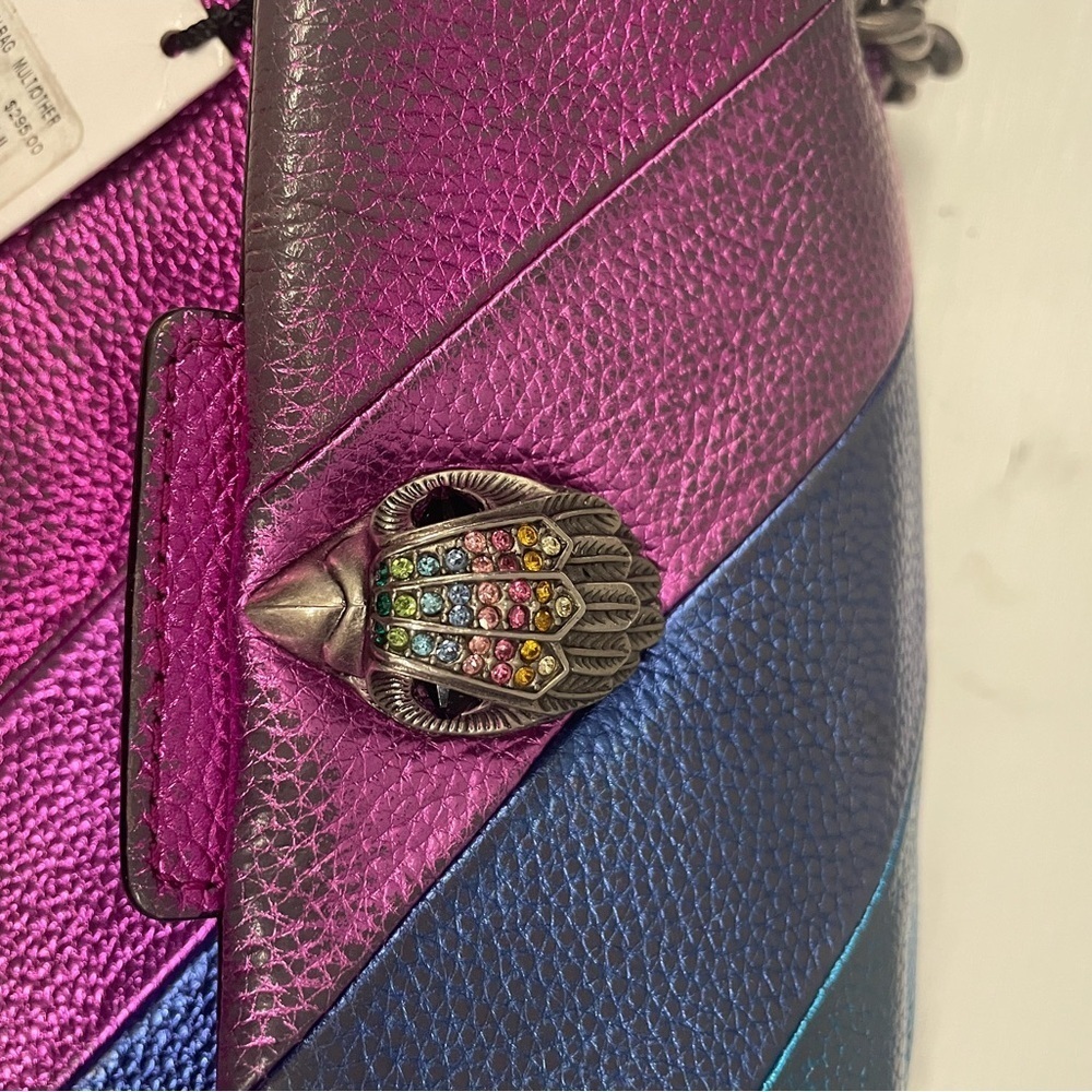 Kurt Geiger Rainbow Metallic Shoulder Bag - Picture 9 of 12